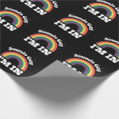 Klinkt gay Ik ben in LGBTQ Pride Maand Cadeaupapier (Hoek)