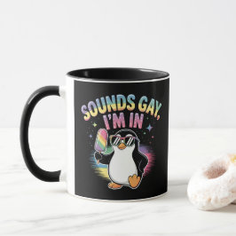 Klinkt gay Ik ben in Pride Maand Design - Penguin Mok