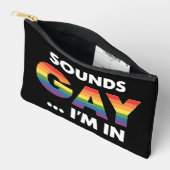 Klinkt Gay Ik ben Rainbow LGBTQ Pride Etui (Open)