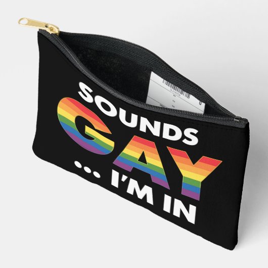 Klinkt Gay Ik ben Rainbow LGBTQ Pride Etui (Open)