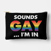 Klinkt Gay Ik ben Rainbow LGBTQ Pride Etui (Voorkant)