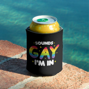 Klinkt Gay Ik Doe Mee Funny LGBT Pride Blikjeskoeler