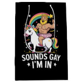 Klinkt GaY Ik Doe Mee Medium Cadeauzakje (Voorkant)