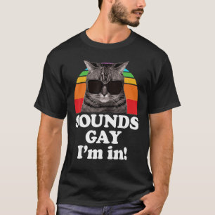 Klinkt Gay Ik In Kat Pun voor Pride Maand LGBTQ T-shirt