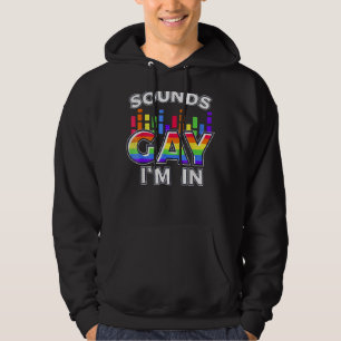 Klinkt goed dat ik bij de regenboogvlag ben voor t hoodie