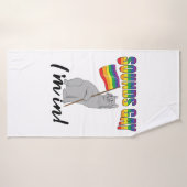 Klinkt goed dat ik in de kat zit badhanddoek (Badhanddoek)