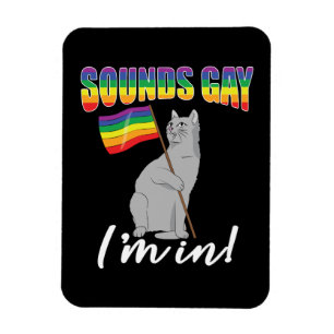 Klinkt goed dat ik in de kat zit magneet