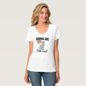 Klinkt goed dat ik in de kat zit t-shirt (Voorkant volledig)