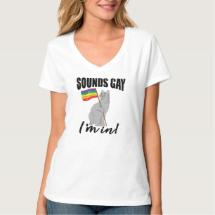 Klinkt goed dat ik in de kat zit t-shirt
