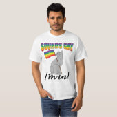 Klinkt goed dat ik in de kat zit t-shirt (Voorkant volledig)