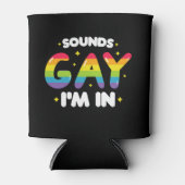 Klinkt goed dat ik in grappige LGBT Pride ben Blikjeskoeler (Voorkant)