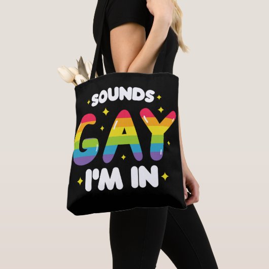 Klinkt goed dat ik in grappige LGBT Pride ben Tote Bag (Dichtbij)