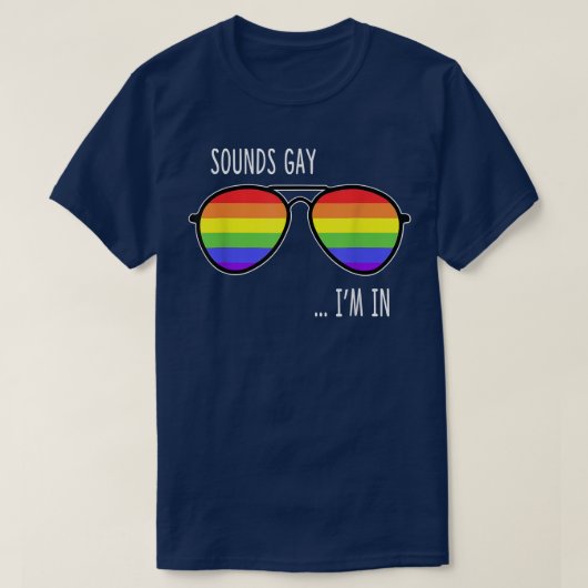 Klinkt goed dat ik in grappige LGBT Pride Gift Rai T-shirt (Design voorkant)