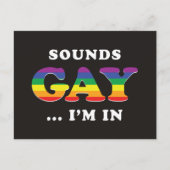 Klinkt goed. Ik ben binnen Briefkaart (Voorkant)