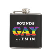 Klinkt goed. Ik ben binnen Heupfles (Voorkant)