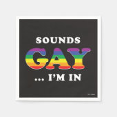 Klinkt goed. Ik ben binnen Servet (Voorkant)