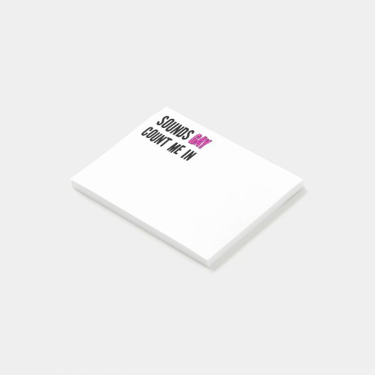 Klinkt goed post-it® notes (Schuin)