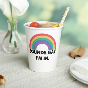 Klinkt Homofiel Ik Ben In Regenboog Pride Maand Ho Papieren Bekers
