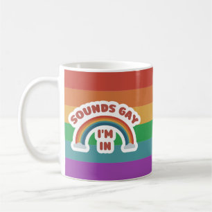 Klinkt Homoseksueel, ik doe mee met Pride Koffiemok