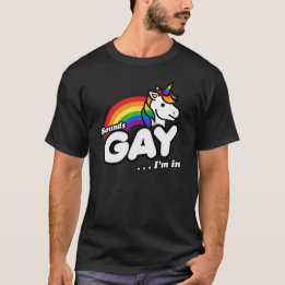 KLINKT HOMOSEKSUEEL, IK DOE MEE T-SHIRT