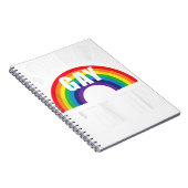 Klinkt homoseksueel in Shirt grappig LGBT Lesbian  Notitieboek (Rechterzijde)