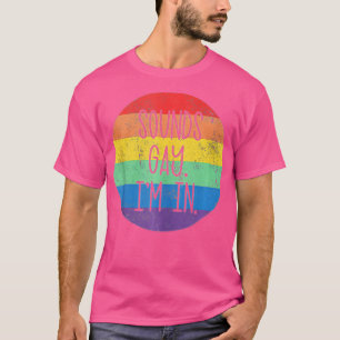 Klinkt in LGBTQ Gay Pride Rainbow Pride LG T-shirt