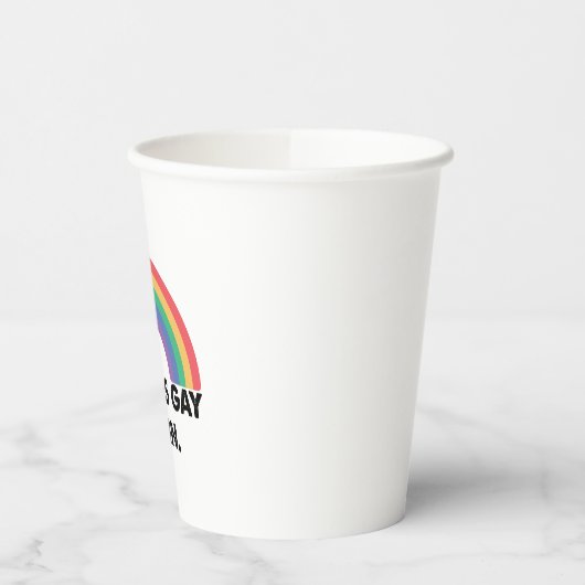 Klinkt op Im in regenboogpride Month Gay Papieren Bekers (Links)