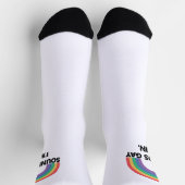 Klinkt op Im in regenboogpride Month Gay Sokken (Top)