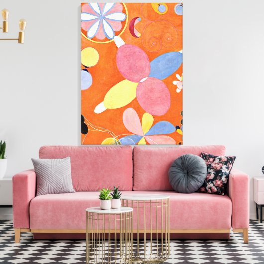 Klint - De Tien Grootste, Nr. 04, Jeugd Canvas Afdruk (Insitu (Woonkamer))