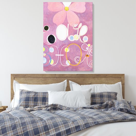 Klint - De tien grootste nr. 05 Canvas Afdruk (Insitu (Slaapkamer))