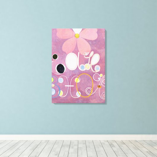 Klint - De tien grootste nr. 05 Canvas Afdruk (Insitu (Houten vloer))