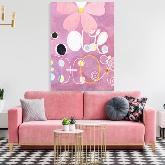 Klint - De tien grootste nr. 05 Canvas Afdruk (Insitu (Woonkamer))