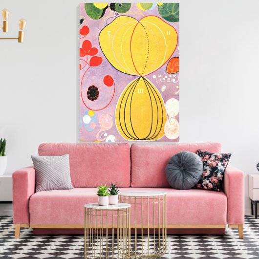 Klint - De Tien Grootste Nr. 07, Volwassenheid Canvas Afdruk (Insitu (Woonkamer))