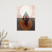 Klint - De Zwaan, nr. 12, abstract kunstwerk Poster (Keuken)