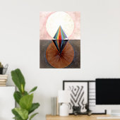 Klint - De Zwaan, nr. 12, abstract kunstwerk Poster (Thuiskantoor)