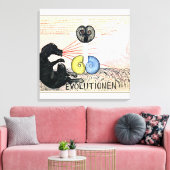 Klint - Evolution No. 5, Group VI, abstracte kunst Canvas Afdruk (Insitu (Woonkamer))