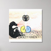 Klint - Evolution No. 5, Group VI, abstracte kunst Canvas Afdruk (Voorkant)
