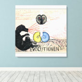 Klint - Evolution No. 5, Group VI, abstracte kunst Canvas Afdruk (Insitu (Houten vloer))