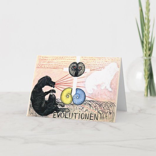 Klint - Evolution No. 5, Group VI, abstracte kunst Kaart (Voorkant)