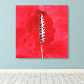 Klint - Over bloemen en bomen, graan Canvas Afdruk (Insitu (Houten vloer))