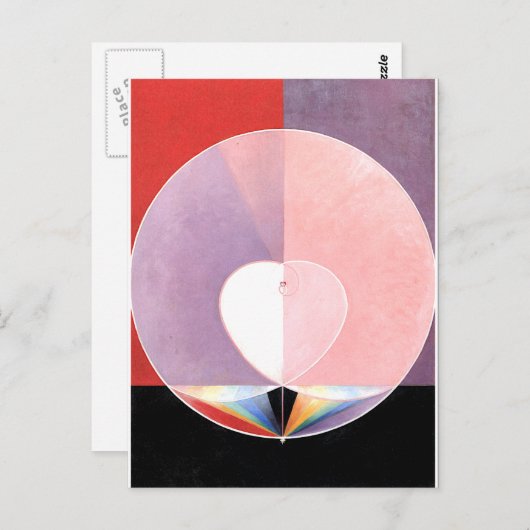 Klint - The Dove No. 02, abstract kunstwerk Briefkaart (Voorkant / Achterkant)