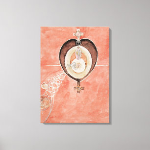 Klint - The Dove No. 10, kunstwerk Canvas Afdruk