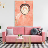 Klint - The Dove No. 10,  kunstwerk Canvas Afdruk (Insitu (Woonkamer))