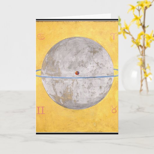 Klint - The Dove No. 12 Kaart (Gele Bloem)