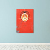 Klint - The Dove, nr. 08 Canvas Afdruk (Insitu (Houten vloer))