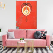 Klint - The Dove, nr. 08 Canvas Afdruk (Insitu (Woonkamer))