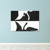 Klint - The Swan, No. 01, Group 1X SUN Canvas Afdruk (Insitu (Houten vloer))