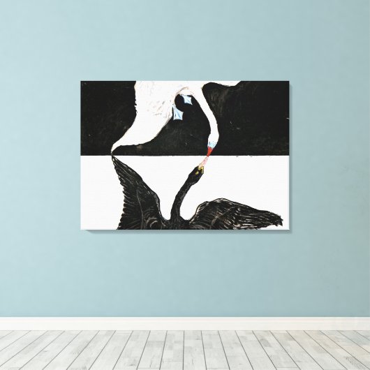 Klint - The Swan, No. 01, Group 1X SUN Canvas Afdruk (Insitu (Houten vloer))