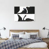 Klint - The Swan, No. 01, Group 1X SUN Canvas Afdruk (Insitu (Slaapkamer))