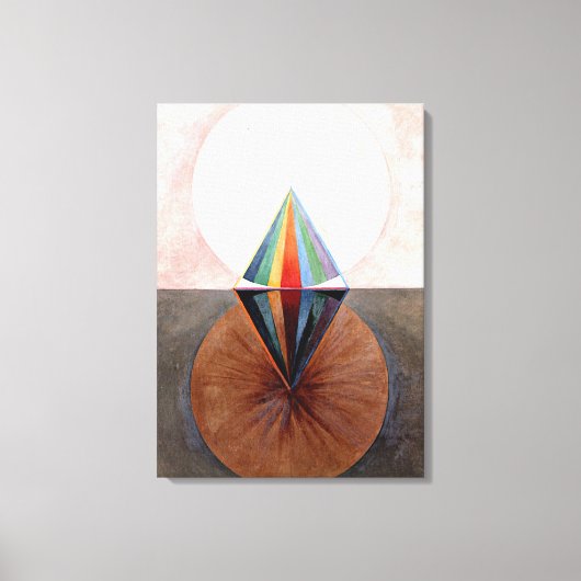 Klint - The Swan, nr. 12, abstract kunstwerk Canvas Afdruk (Voorkant)